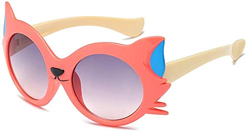Crayoasis Kids Sunglasses UV400 Shades Sunglesses Girl Cat Decoration Sunglasses Rivet Reflective Eyewear for Children Sun Protection Spectacles Sports Eyewear Glasses