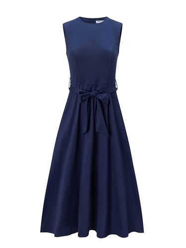 Image of Women's A-Line Midi Dresses, Cocktail Formal Wedding Guest Party Dress