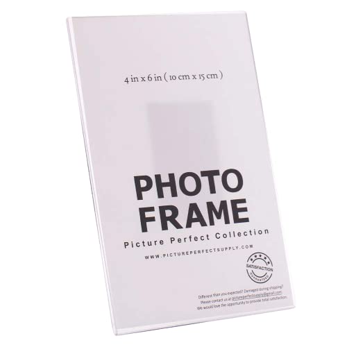 Photo Booth Frames 6x4 Inch Clear Acrylic Picture Frame for