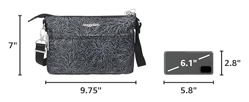 Image of Baggallini Securtex Anti-Theft Memento Crossbody