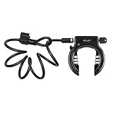 XLC Rahmenschloss Fantomas II LO-F02 - Leichter Diebstahlschutz für dein Fahrrad, Schwarz