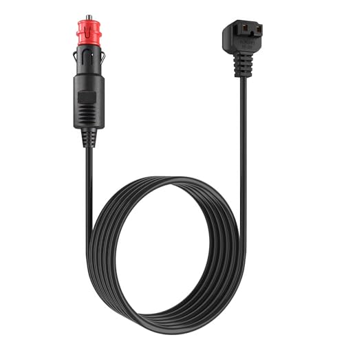 EUHOMY 11.6FT(3.5M) 12V DC Power Cord Cable, DC Power Cord 12V for Car Refrigerator Portable Freezer Electric Cooler. 2 Pin Lead Cable Plug Wire Compatible with 12 Volt Refrigerator