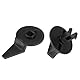 Create idea 2 Sätze Warndreieck-Abdeckungsknopf-Halter-Clip-Ersatz 1J0867467 3C9867467 1J0867468 3C9867468 Kompatibel mit Touran Kompatibel mit Bora Kunststoff Schwarz