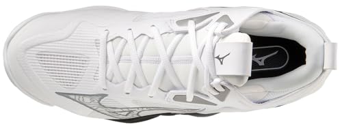 Mizuno Unisex-Adult Wave Momentum 3 Mid Volleyball Shoe4