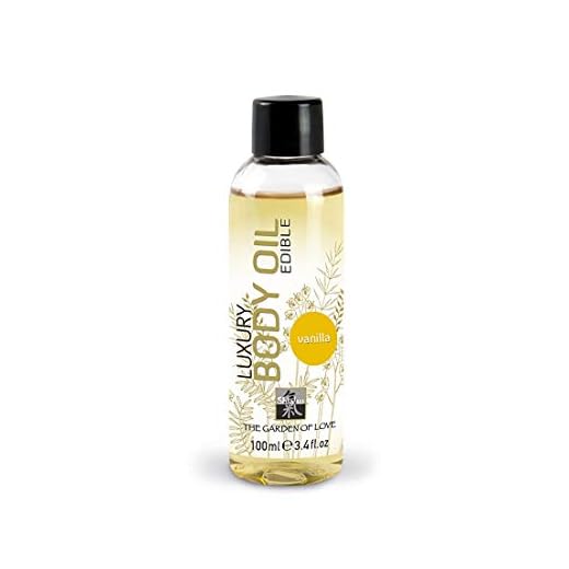 Shiatsu Aceite de Masaje Comestible Vainilla - 128 gr