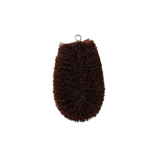 Image of Kamenoko Tawashi, Kiwame #1 (Small), Hemp Palm Brush For Cleaning Vegetables