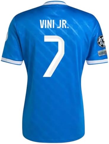 Madrid Vini Jr #7 Men’s Soccer Jersey Fan Edition – Short Sleeve ...