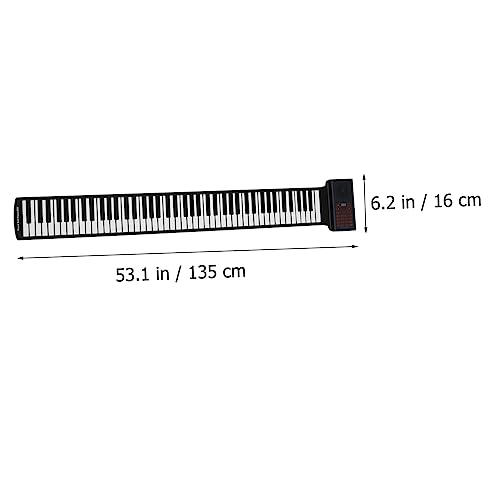 Toyvian 88 Rouleau De Piano Clavier Pliant Piano Pour Enfants Pianos Pour Enfants Clavier Électronique Piano Pliant Portatif Piano Pour Les Enfants Piano Enfant Black Gel De Silice - Les Beatles, Paul McCartney, John Lennon, RIngo Starr, George Harrison Toyvian 88 Rouleau De Piano Clavier Pliant Piano Pour Enfants Pianos Pour Enfants Clavier Électronique Piano Pliant Portatif Piano Pour Les Enfants Piano Enfant Black Gel De Silice – Image 3