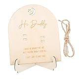 PRETYZOOM Tablero De Madera De Embarazo Con Soporte De De Embarazo Decoración De Hogar