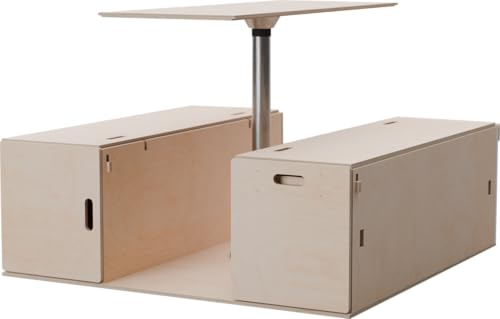 Plykit - Kit Camper Siberia M Dos Baúles 80cm, Mesa y Cama Extensible 200x80x42cm