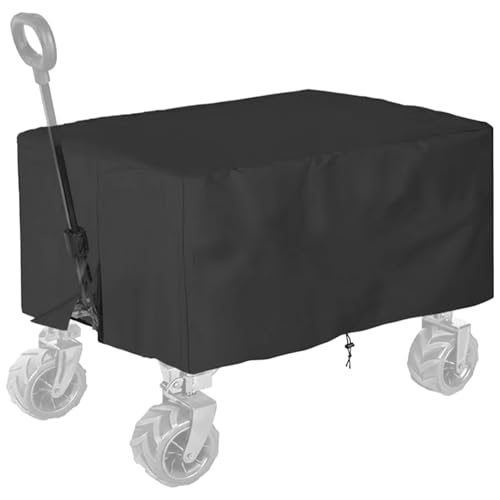 Housse de chariot étendu contre la pluie et poussière bâche imperméable avec sac noir - 4