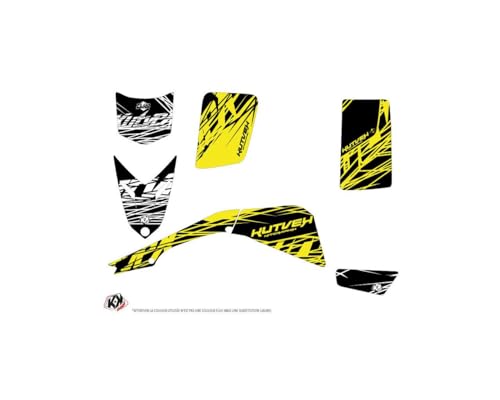 Kit déco jaune fluo Yamaha Blaster pour sorties tout-terrain