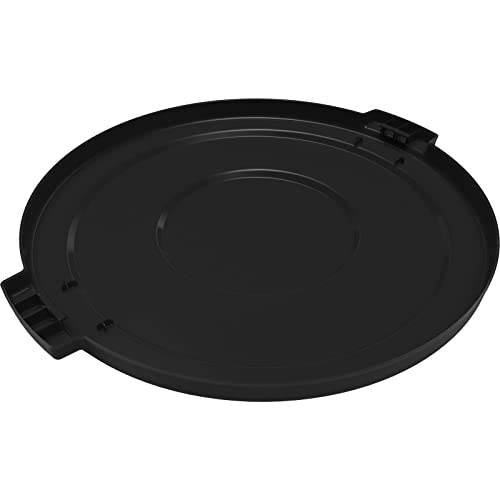 Image of SPARTA Bronco Lid for 32 Gal. Trash Can, Durable, Food-Safe, NSF and HACCP-Compliant, Lid for Commercial Use (Container Sold Separately - Fits Bronco Only), Polyethylene, 32 Gallon, Black (Pack of 4)