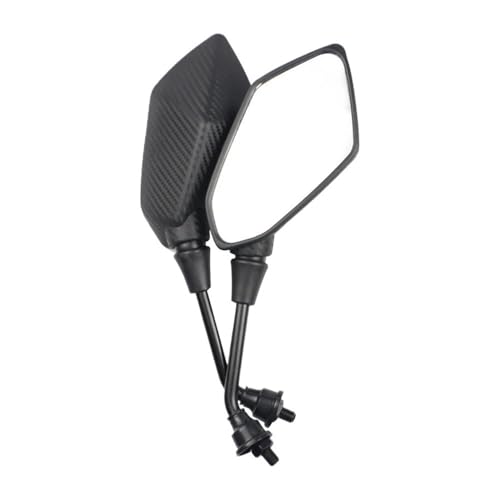 Espejos retrovisores para motocicleta de fibra de carbono par 1