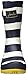 Joules Molly Welly, Botas de Agua, Azul (Navy Wide Stripe), 36 EU