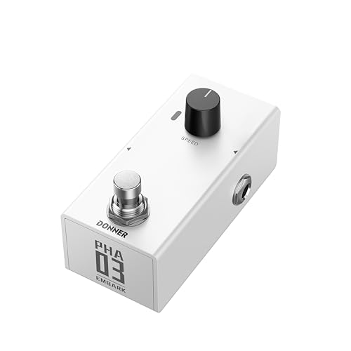 Donner EMBARK 03 Phaser Guitar Pedal, DIY Shell, Electric Guitar, Analog Phase Guitar Effect Pedal...