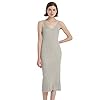 RZIV-Womens-Sleeveless-Sweater-Dress-Knit-Slim-V-Neck-Bodycon-Midi-Stretchable-Elasticity-Slim-Fits RZIV Women's Sleeveless Sweater Dress Knit Slim V Neck Bodycon Midi Stretchable Elasticity Slim Fits Khaki
