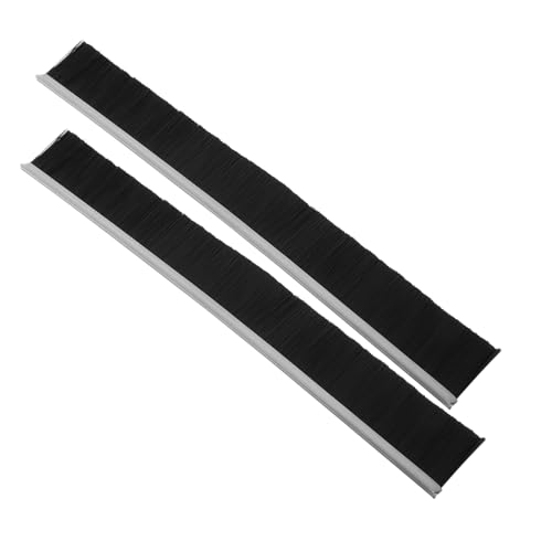 DIYEAH 2Pcs Nylon Mailbox Lid Cover Brush Seal Strip for Dust Moisture Prevention Easy Installation Cleaning Tool for Home Office Mailboxes