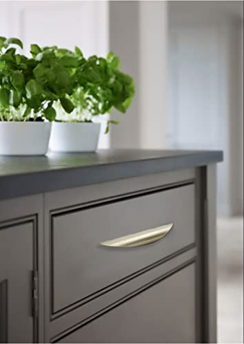 Primst Modern Light Brushed Cabinet Pulls, Furniture Hardware Collection, Cabinet Handles, Drawer Pulls, Door Pulls, Kitchen Cupboard Handle, Pack of 4(Silver,M-4PCS)