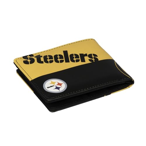 Carteira bi-dobrável NFL, Team Color, 4” H x 5' W x 1” D