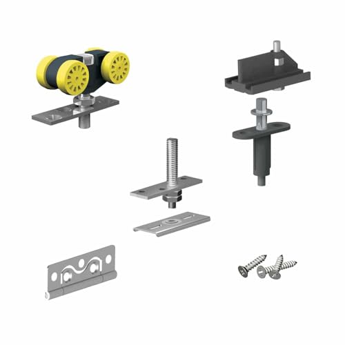 Kit de Ruedas para Puerta Bifold para Slid’up 140 para 2 Puertas Plegables Hasta 55 Lbs Cada una miniatura 1