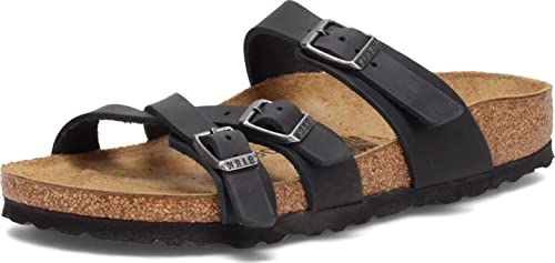 Image of Birkenstock unisex-adult 1019597Arizona Sfb Black Bflor