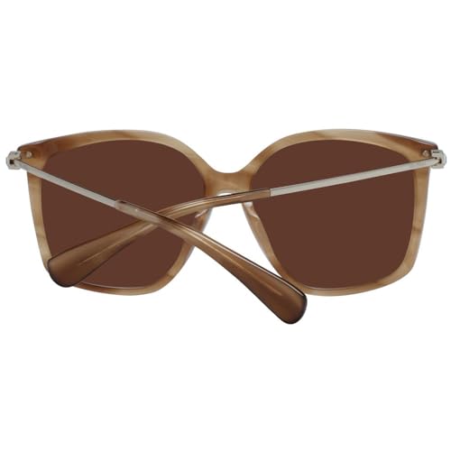 Sunglasses MM 0055 -F Asian fit 56E Shiny Striped Brown, Pale Gold/Bro3