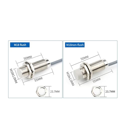 Capteur de proximité inductif M18 résistant aux pannes de détection 8mm - 5