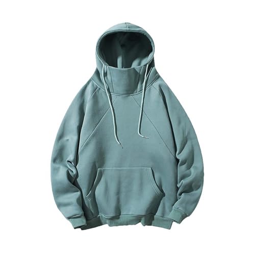 Cortavientos de trabajo oversize para hombre con capucha