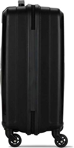 Image of American Tourister Kamiliant By Polypropylene 4 Spinner Black Hardsided Check-In Luggage Trolley Bag (Kam Triprism Sp 79Cm - Black)