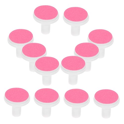 SAFIGLE 12pcs Nail Grinding Pads Replacement Heads for Electric Trimmers Safe and Gentle Nail File Accessories for Newborns Present for Parents