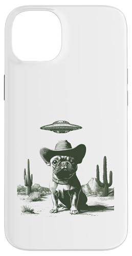 Western Dog UFO �G�C���A�� ���� �J�E�{�[�C�n�b�g �f�U�C�� �X�}�z�P�[�X iPhone 14 Plus �p