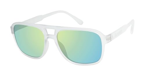 BEARPAW Men's Plastic Aviator Eco-Friendly Sunglass