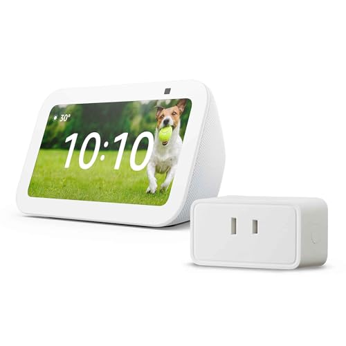 【セット買い】Echo Show 5 (第3世代) グレーシャーホワイト + Amazonベーシック スマートプラグ