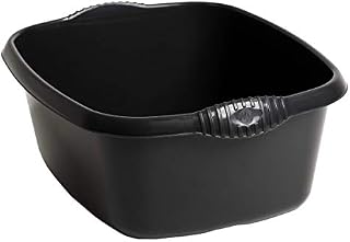 Casa 39cm Rectangular Washing Up Bowl Midnight Black