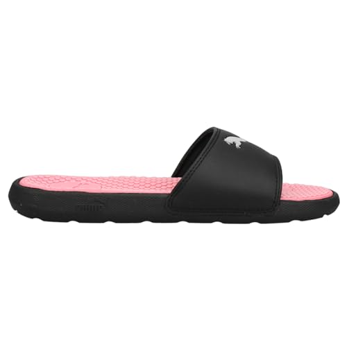 PUMA Womens Cool Cat Sport Logo Slide Casual Sandals Casual - Black