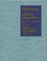 Dictionary of Literary Biography: Modern Latin-American Fiction Writers, Vol. 113      Hardcover – April 1, 1992