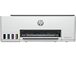 HP Smart Tank 580 - A4 All-in-One Wireless Smart Tank Color Printer. Wi-Fi and Bluetooth, Print, Scan and Copy, black and white color