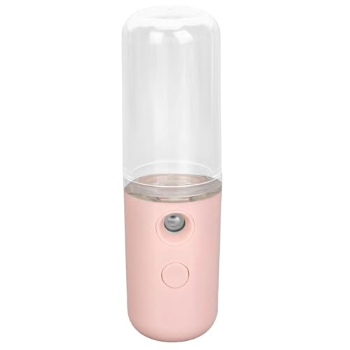 Nano FacialHandlicher Nebelsprüher, Feuchtigkeitsspendendes Make-up und Feuchtigkeitsspendender Zerstäubungsbefeuchter für die Hautpflege (Pink) (Hell-Pink)