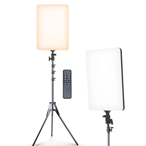 Kit com 2 Ring Light Profissional Iluminador Luz 23x53cm + Tripé Ajustável 2,10m