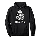 Photo Gallery pesca da jigging retrò/ keep calm and go jigging fishing felpa con cappuccio Photo Gallery pesca da jigging retrò/ keep calm and go jigging fishing felpa con cappuccio