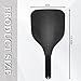 SYBL Black Plastic Barber Salon Face Shield Hand-Held Hairspray Shields Coloring Hairdressing Haircut Makeup Protective Cover