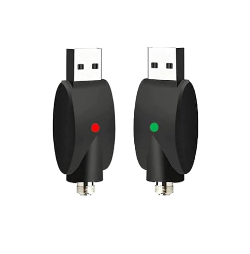 USB Thread Cable USB Smart Charger Cable Overcharge Protection Adapter with LED Indicator Adapter for Wireless Soldering Iron 2Pieces