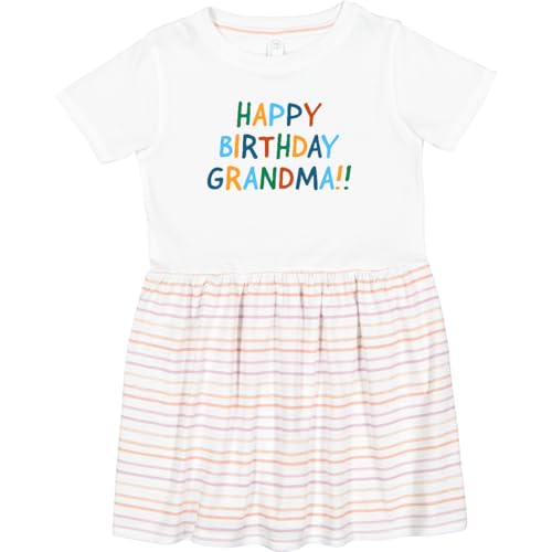 inktastic Happy Birthday Grandma Toddler Dress