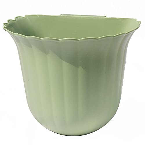 Sunnyhill Hanging Trash Can Wall Mounted Food Waste Bin For Kitchen Garbage Hanging Kitchen Waste Basket (Green) #TOP24