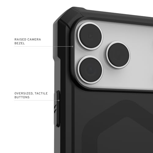 Image of Urban Armor Gear UAG Essential Armor Magnetic Compatible, Rugged Slim Sleek Shockproof Anti-Slip Military Grade Protective Case /Cover Designed for iPhone 17 Pro Max (2025) - Black
