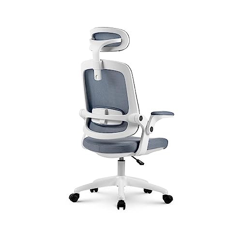 Cadeira de Escritorio Elements Astra cinza/branca