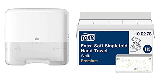 Essuie-mains en papier Tork H3 anti-gaspillage pour sanitaires d'entreprise