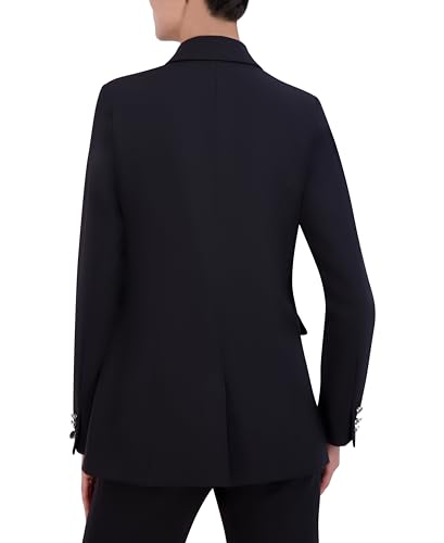 Women's Long Sleeve V Neck Double Breasted Blazer3
