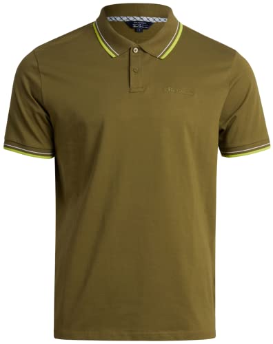 Ben Sherman Men's Polo Shirt - Classic Fit, 3-Button Short Sleeve Casual...